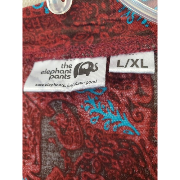 The Elephant Pants Rayon Geo Print Longline Open Front Jacket/Topper Size L/XL - Picture 3 of 5
